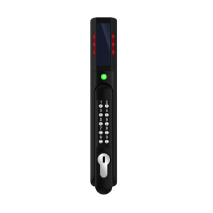 Chapa de Seguridad SmartZone‚Ñ¢, Con Lector de Tarjetas de Frecuencia Dual (125 kHz y 13.56 MHz), Teclado de Autenticación y Sensor de Humedad Integrado
