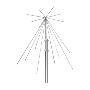 Antena omidireccional de 3db de ganancia, entrada de 200W de potencia,  Rx-Tx 100-3300MHz