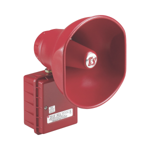 Altavoz amplificado, 30w, supervisado, UL para Fuego, 24Vcc, rojo
