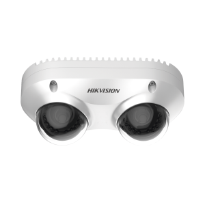 PanoVu Series / Lente Dual de 8 Megapixel / IP67 / IK10 / PoE / WDR 120 dB / 10 mts IR / Entrada y Salida de Audio y Alarma / MicroSD