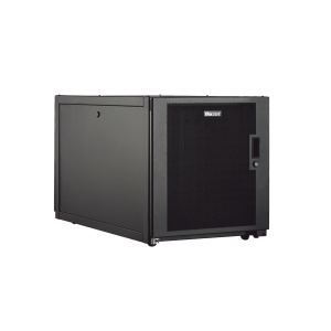 Gabinete Profesional de Telecomunicaciones, de Piso, 12 UR, 600 mm de Ancho y 1070 mm de Profundidad, Color Negro
