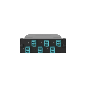Casete OptiCom¬Æ de Fibra √ìptica Multimodo OM4, Con Conector MPO a 6 LC Duplex, Polaridad Método A, Pérdida de Inserción Estándar