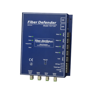 Sensor de Seguridad Perimetral por Fibra √ìptica Sensitiva / 4 zonas / 800 metros máximo por zona