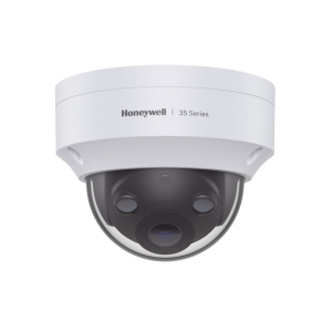 Domo IP 3 Megapixel / Lente 2.8 mm / 40 mts IR / NDAA / ONVIF / Exterior IP66 / Antivandalico IK10 / H.265 /  PoE / Serie 35 / Honeywell Security