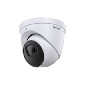 Turret IP 5 Megapixel / Lente 2.8 mm / 40 mts IR / NDAA / ONVIF / Exterior IP67 / H.265 / IA (Filtro de Humanos y Vehiculos) / Merodeo / Conteo de Personas / PoE / Audio y Alarmas I/O / Serie 35 / Honeywell Security