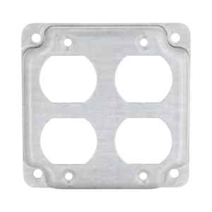 Cubierta de 4" para 2 Contactos D√∫plex.