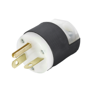 Clavija Entrada Recta/ 20 A 250 V CA/ 2 Polos 3 Hilos/ Nema 6-20 P/Grado Comercial - Industrial.