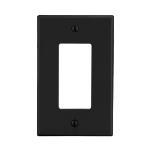 Tapa para Contacto D√∫plex Color Negro.