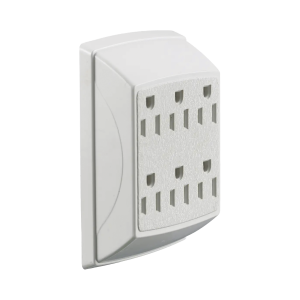 Multicontacto D√∫plex con 6 Salidas/ 15 A 125 V CA/ 2 Polos 3 Hilos / Color Blanco.