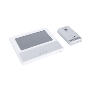 KIT DE VIDEOPORTERO IP COLOR BLANCO / Apertura con app / S√∫per elegante / Monitor WIFI / soporta 4 monitores y 2 frentes de calle/