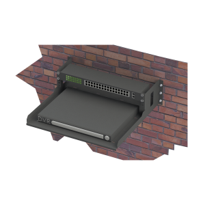 Rack Abierto de montaje en Pared, de 19in, de 2 Unidades de rack, con Charola de 460 mm de Profundidad.