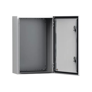 Gabinete de Uso Exterior NEMA 4/12; IP66; IK10, 500 x 400 x 260 mm, De Acero, Color Gris Claro