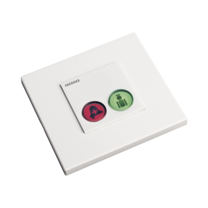 Modulo de 2 Botones iluminados con Lector RFID 125 KHz / Alarma y Cancelar / BUS RS485 / Compatible con NX0019/B, NX1021 Y NX0015