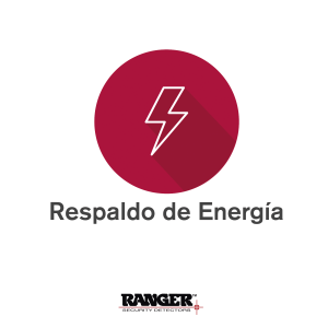 Respaldo de Energía con Batería incluida (Hasta 8 horas).