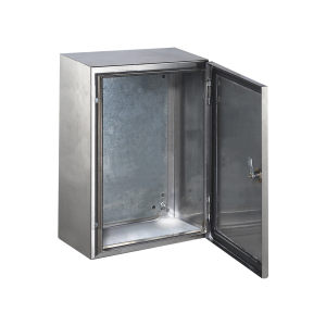 Gabinete de Acero Inoxidable IP66 Uso en Intemperie (600 x 800 x 200 mm) con Placa Interna Galvanizada.