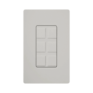 Caja de pared para varios contactos de red o tel, 6 mini espacios