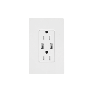 Receptáculo 15 A con puerto USB