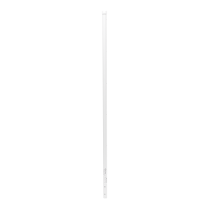 Poste de Esquina Blanco de Acero Galv. de 1.2m para Cerca Electrificada cal. 18 de 1" Diam. para 5 Aisladores (No incluidos).