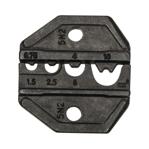 Matriz Ponchadora para Terminales sin Aislamiento, 8-18 AWG. Compatible con Pinza Ponchadora VDV200-010.