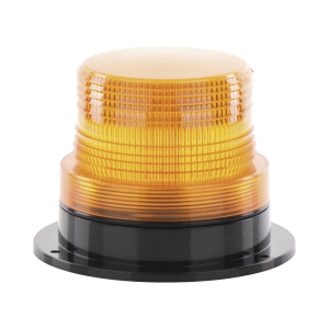 Burbuja Brillante de Larga Vida √ötil, con 8 LEDs Color Ambar, Domo Ambar, 110 Vca