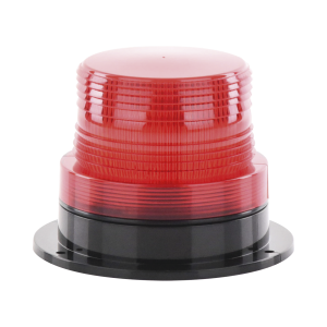 Burbuja Brillante de Larga Vida √ötil, con 8 LEDs Color Rojo, Domo Rojo, 110 Vca