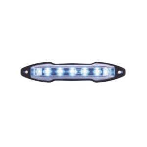 Luz auxiliar con 9 LED color azul angulo de 180 grados