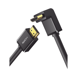 Cable HDMI 2.0  en Angulo de 90¬∞  / 1 m / 4K@60Hz / HDR / 3D / HEC (Canal Ethernet HDMI) / ARC (Canal de Retorno de Audio / CEC / 32 canales de Audio / HDCP 2.2 / Dolby Atmos / 18 Gbps / Blindaje M√∫ltiple