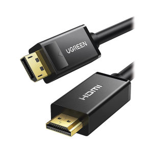Cable DP Macho a HDMI Macho / Longitud 1.50 m / Soporta 4K@30Hz / Soporta 3D / Cobre Estañado 28AWG / Blindaje interno m√∫ltiple / Transmisión Unidireccional / Botón de Liberación / Chip de √öltima Generación