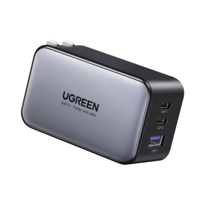 Cargador de 65W serie Nexode / 3 Puertos de Carga Rápida / 2 USB-C / 1 USB-A / Tecnología GaN II / Power Delivery 3.0 / Quick Charge 4.0 / Chip Confiable y Carga Inteligente / Optimiza la Experiencia de Carga / Carcasa Ignifuga