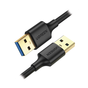 Cable USB-A 3.0 a  USB-A 3.0 / 2 Metros / Macho a Macho / Conector Niquelado / N√∫cleo de Cobre Estañado / Blindaje M√∫ltiple / Velocidad 5Gbps / No Requiere Controlador / Compatible con USB2.0 Y USB 1.1
