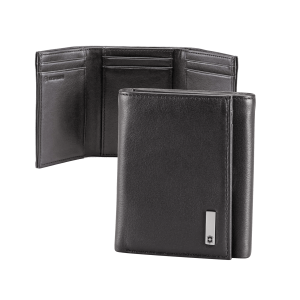 Cartera de Piel con Compartimento para Identificación