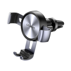 Soporte de Celular para Automóvil en Rendija de Ventilación / Sistema de Gravedad / Rotacion de 360¬∞ /Angulo Multiple / Almohadillas de Goma Antideslizantes / Amplia Compatibilidad con dispositivos de 4'' a 7'' / Color Negro