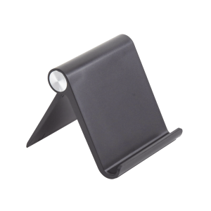 Soporte de Escritorio  para Teléfono Celular / Ajustable de 0¬∞ a 100¬∞ / Goma Antiarañazos / Antideslizante / Amplia Compatibilidad con dispositivos de 4'' a 7.9'' / Plegable / ABS / Color Negro