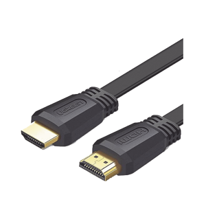 Cable HDMI 2.0 Plano de 1.5 m / 4K@60Hz / HDR / 3D / HEC (Canal Ethernet HDMI) / ARC (Canal de Retorno de Audio / Color Profundo de 48 bits / Audio de 32 canales / HDCP /Audio Dolby True HD 7.1 / 18 Gbps / Estañado y Triple Blindaje / Anti Interfer