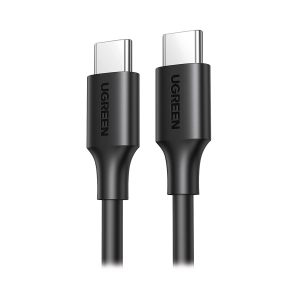 Cable USB-C a USB-C / 1 Metro / Carga y Sincronización de Datos/ Carga Rápida 60W máx. / Compatible con PD3.0/QC4.0/FCP / Cobre Estañado Sin Oxígeno / Duradero y Flexible / Caja de ABS + Cubierta de TPE / 2 años d