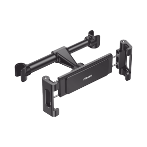 Soporte de Tablet para Auto/ Colóquelo en el Reposacabezas / Ajustable  de 101-144mm / Rotación de 360¬∞ / Fácil de Instalar / Compatibilidad Universal 4.7‚Äù-12.9‚Äù / Goma Anti-Arañazos / Diseño Plegable / A