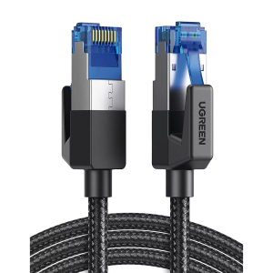 Cable Ethernet Cat8 CLASS?F/FTP Redondo con Malla de Nylon 1 Metro