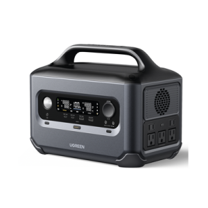 Estación de Energía Portátil 600W (680Wh) / 5 AC 600 W / 2 USB-C 100W / 2 USB-A 22.5 W / 1 Toma de Encendedor / 2 Salidas CC5521 / Compatibilidad: BMS/UPS/WIFI/Bluetooth/APP / 10 Años de Vida √ötil.