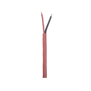 Bobina de 305 metros de alambre 2 x 16 AWG, tipo FPLR, de color rojo, para aplicaciones en sistemas de detección de incendio y Sistemas de Evacuación.