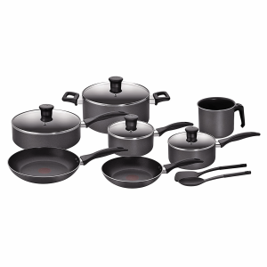 Batería Family Cook en Negro de 13 Piezas