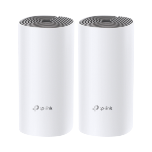 Kit de Router inalámbrico mesh Deco E4 para Hogar / Doble banda AC 1200  / 2 puertos 10/100 Mbps / Compatible con amazon alexa.