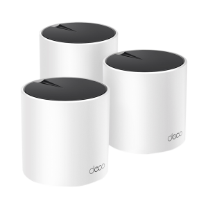 KIT de sistema inalámbrico Deco X55 mesh para hogar, doble banda Wi-Fi 6 (AX), doble puerto Gigabit, 2 antenas internas y compatible con amazon alexa