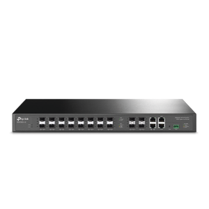 OLT de 16 puertos GPON, hasta 2,048 ONUs, 2 Gigabit RJ45, 4 puertos SFP+, Fuentes redundantes AC- AC (incluidas)