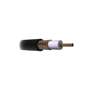 CABLE COAXIAL RG11/U, 305 MTS, BOBINA DE 305 MTS COLOR NEGRO, AWG 14 AISLAMIENTO ESPUMADO, BLINDAJE DE ALUMINIO AL 60%, APLICACION INTEMPERIE PARA VIDEO VIGILANCIA