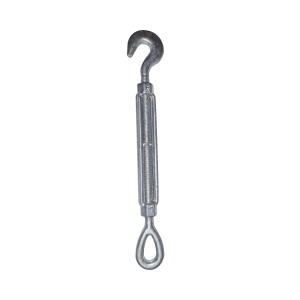 Tensor de 3/8" x 6" Acero Forjado OJO-GANCHO Galv. Inmersión en Caliente (Carga Max. 1000 lbs).