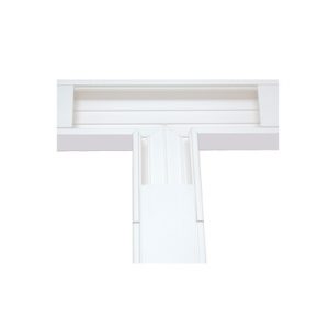 Sección en "T" color Blanco de PVC auto extinguible, para canaleta TEK-100-M (5576-17001)