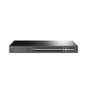 Switch Fibra óptica Omada SDN Administrable 16 puertos SFP+ 10GE / 1 puerto consola RJ45, puerto consola miro-SUB / Funciones sFlow, QinQ y QoS / compatile con IPv6 / Stand-alone-Controladora
