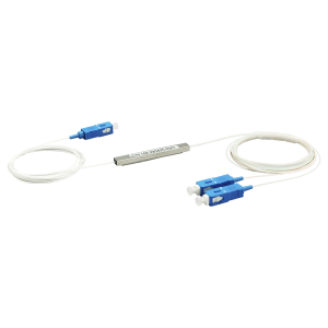 Splitter (Divisor √ìptico) tipo PLC, de 1x2, conectores SC/UPC