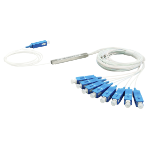 Splitter (Divisor √ìptico) tipo PLC, 1x8, conectores SC/UPC