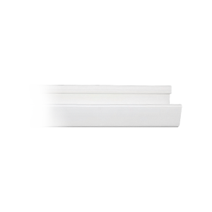Canaleta blanca de PVC auto extinguible, con 2 plataformas, 4 cinthos TH 190, 2 thornillos 10 x 1 1/2”, 2 thorquetes TP2X. (9001-01250)